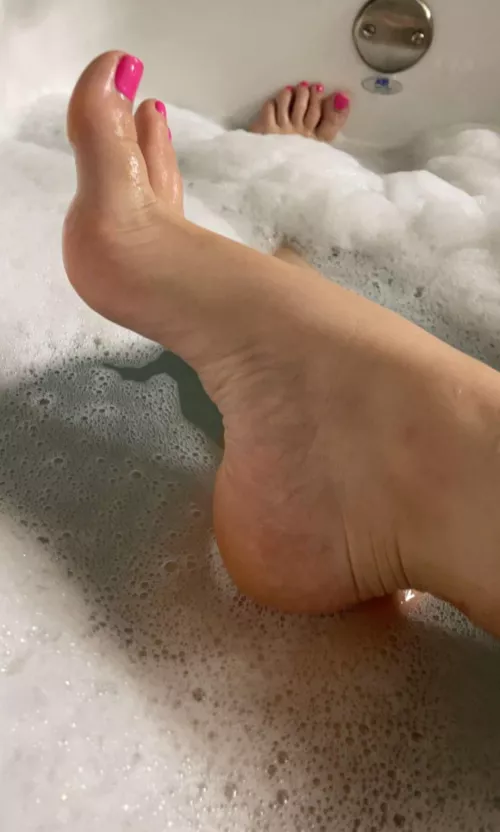 I've been on them all day. Wanna scrub them for me?