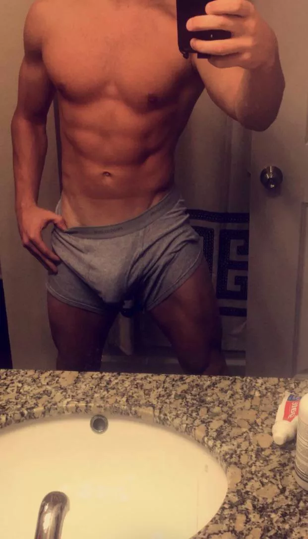 I’ve been rock hard all day..