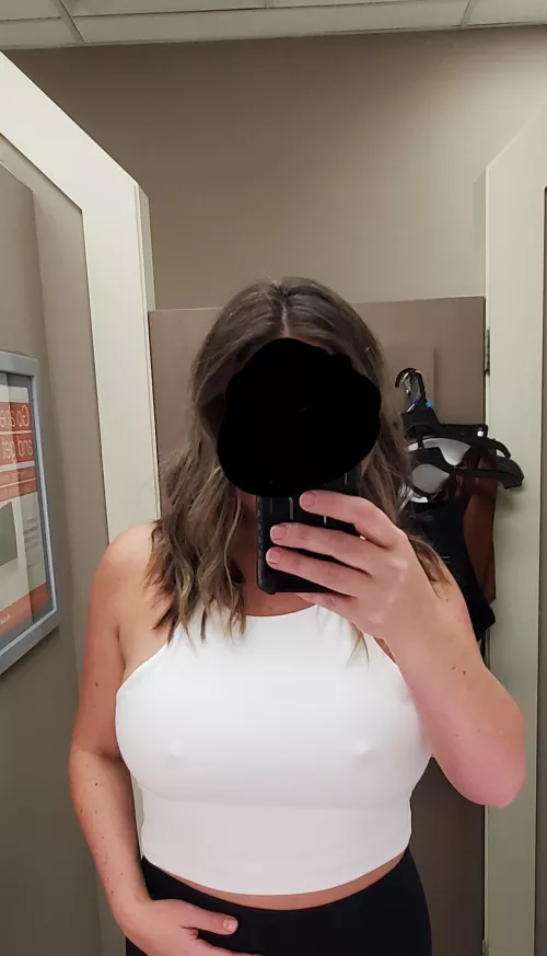 I've decided I'm no longer going to worry about hiding my hard nipples. I'm always horny, deal with it lol.