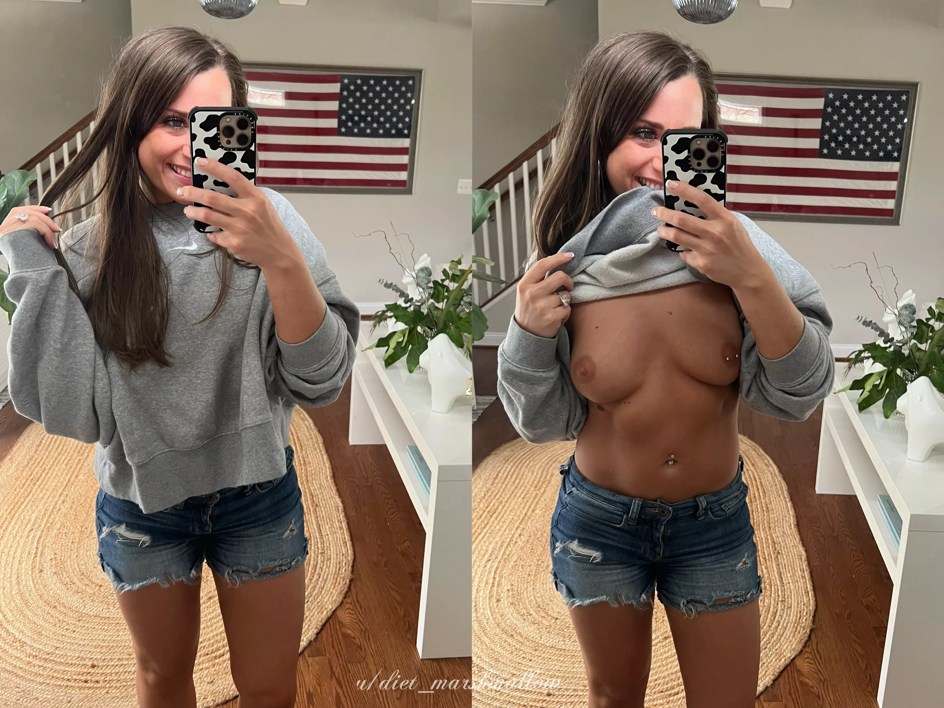 I’ve got a cute pair of tits hiding under my sweater