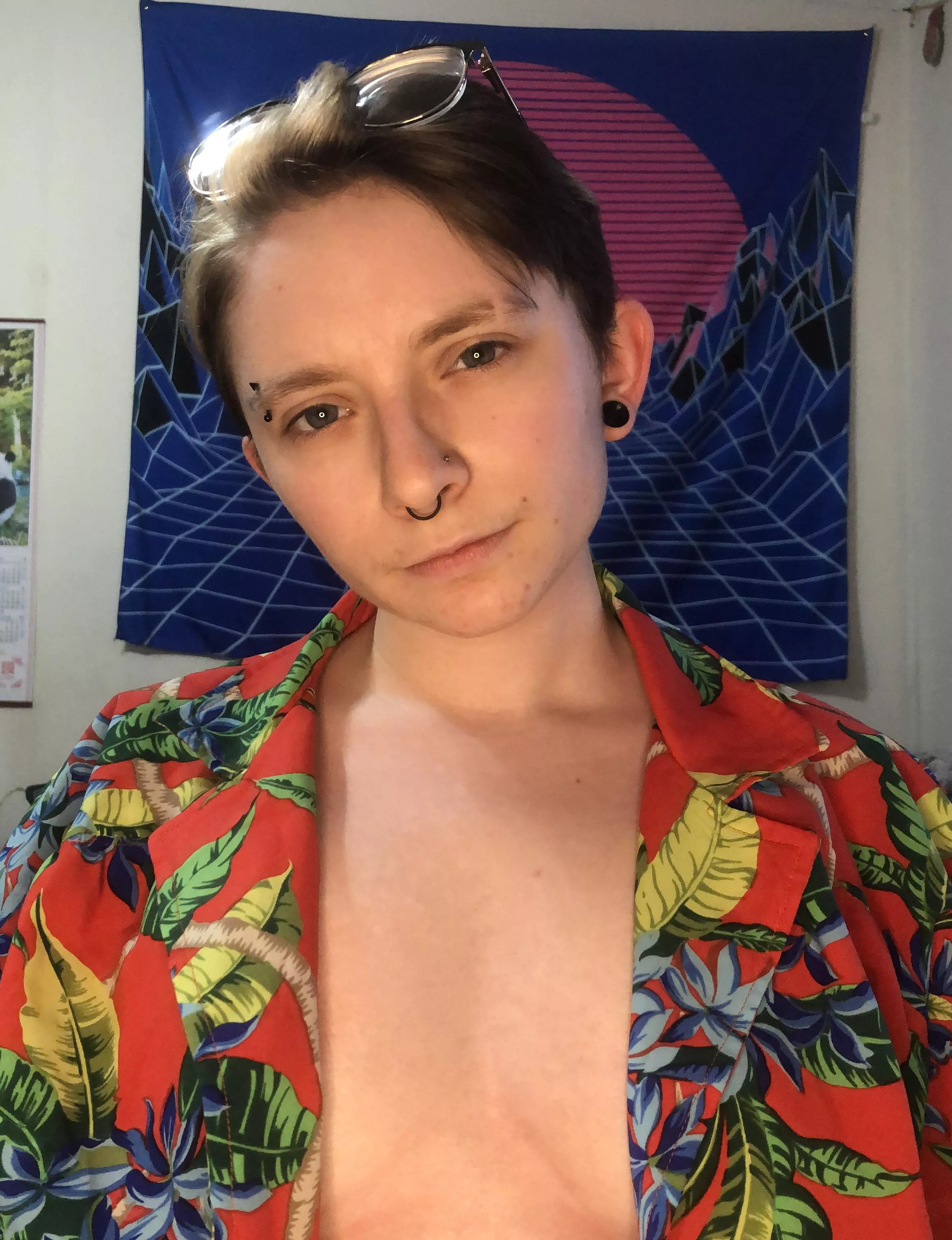 I’ve had a hard time with open chest binding in the past but now that I’ve been on T for a little while it feels much more achievable. 😎