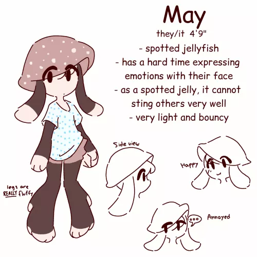 Jellyfish furry :) (art by me)