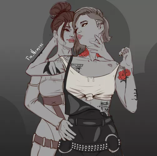 Judy Alvarez and Panam Palmer [CyberPunk 2077] (Fin Nomore)