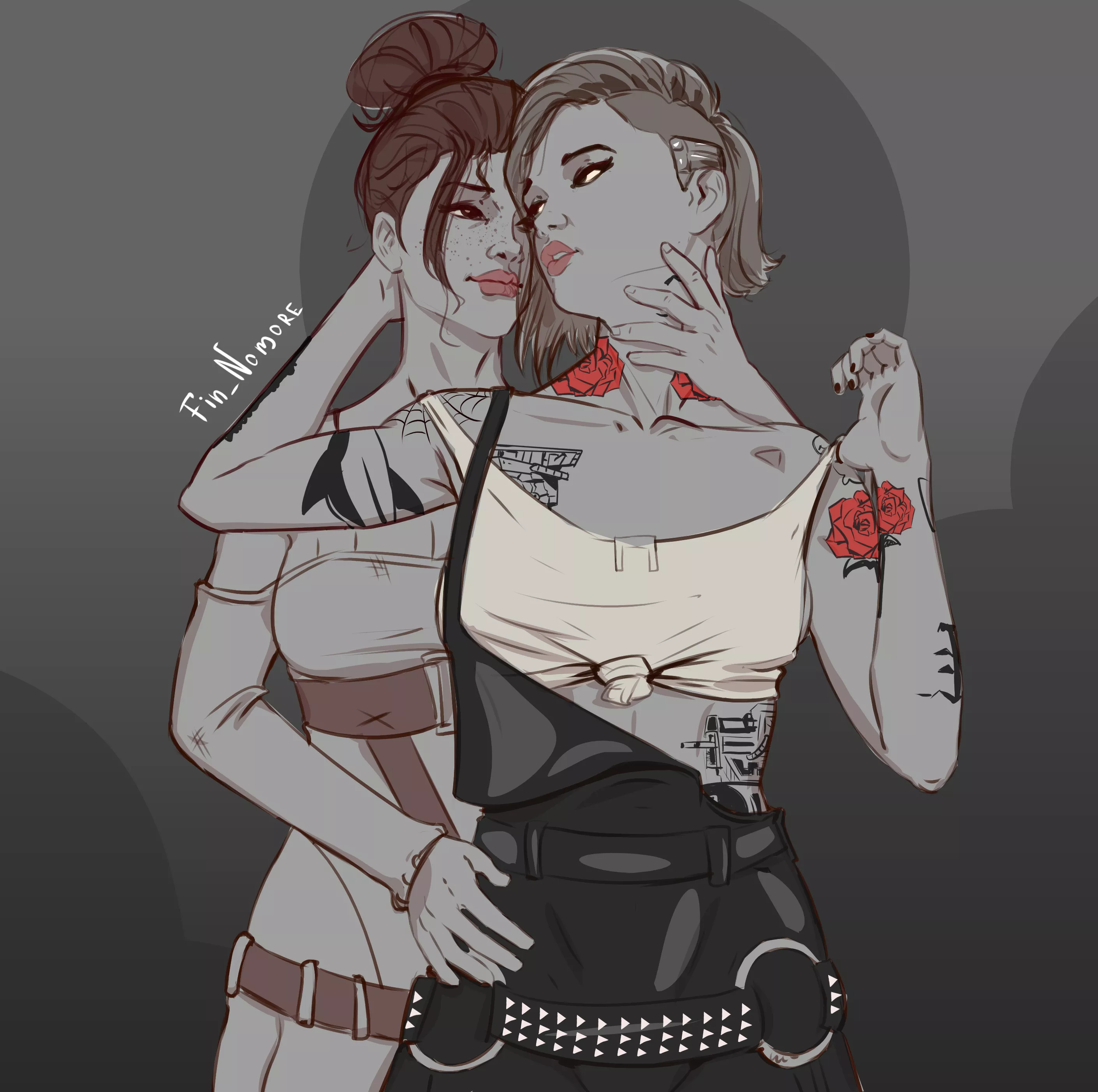 Judy Alvarez and Panam Palmer [CyberPunk 2077] (Fin Nomore)