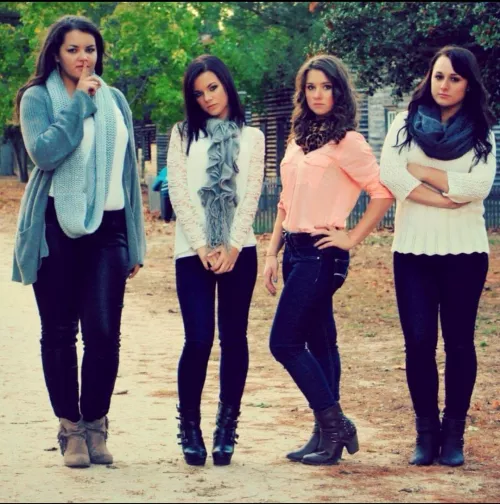 Julia, Nadiya, Angela and Diana. Whose holes do you want?