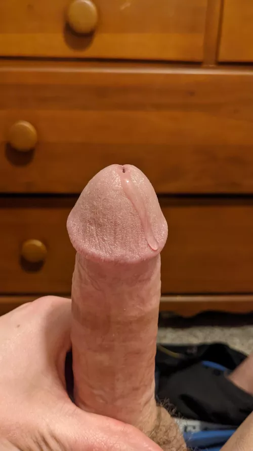 Just a little drip running down my tip