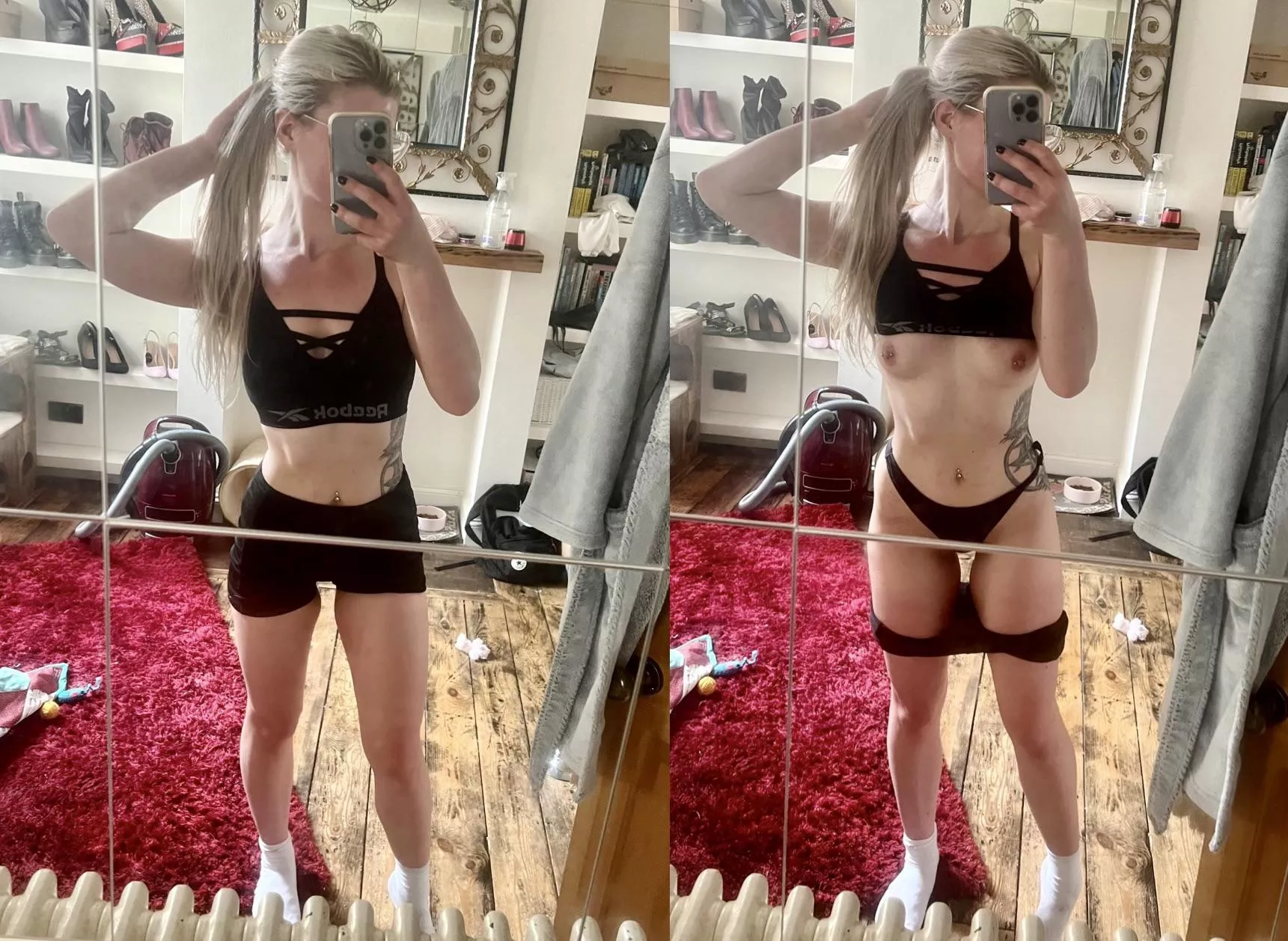 Just a little post workout flash