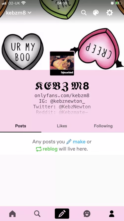 Just amde a tumblr! Please give me a follow!