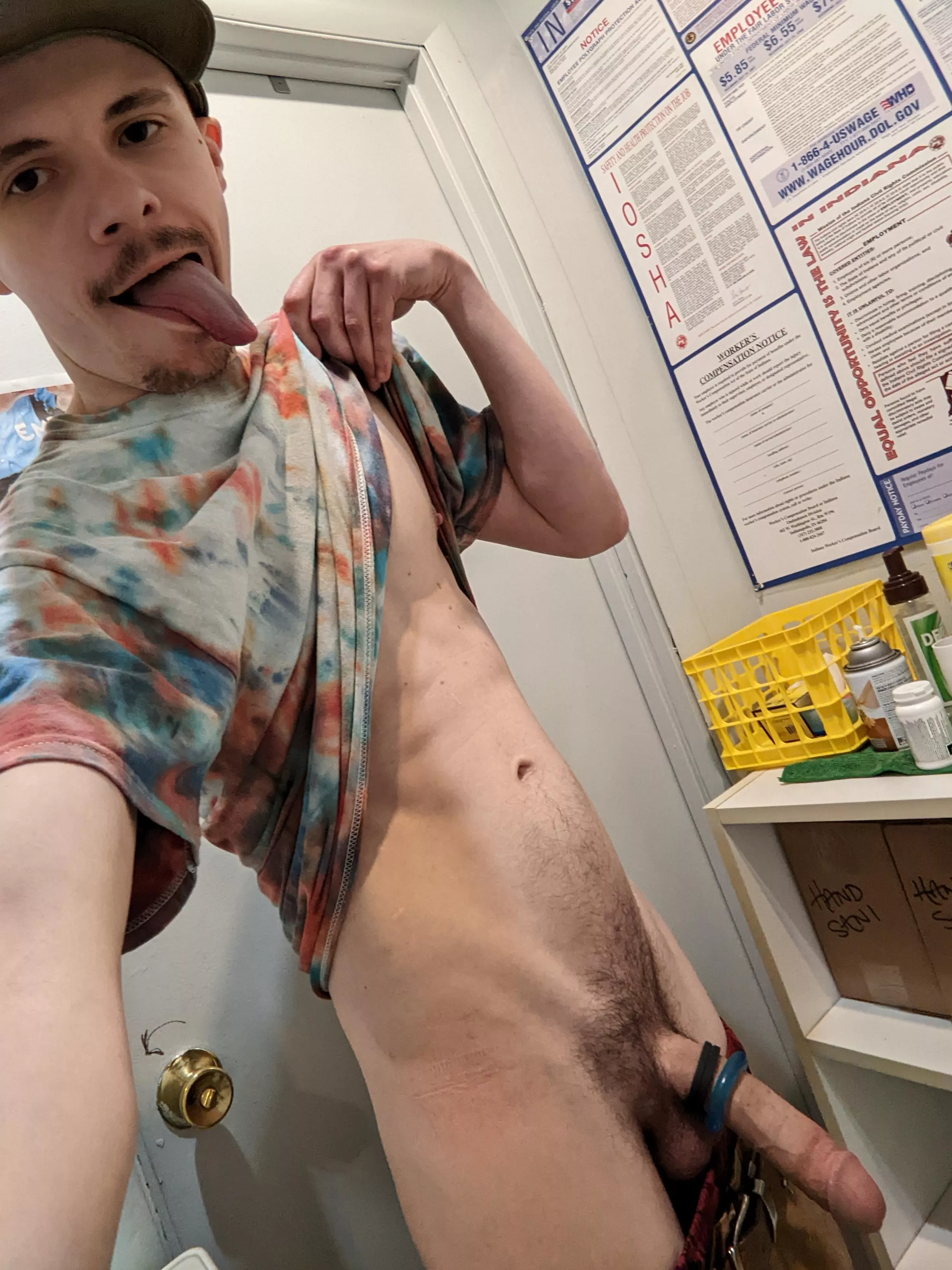 Just being naughty at work. 😜