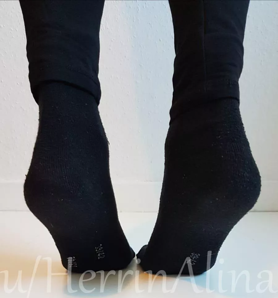 just black socks 🥰