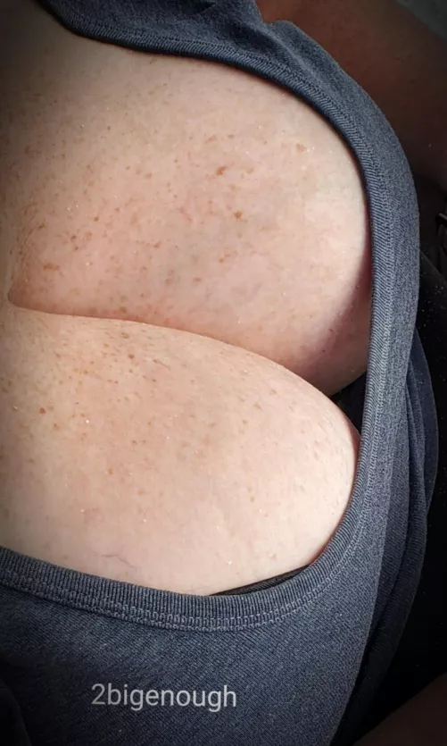 Just cum on these 44DDDs