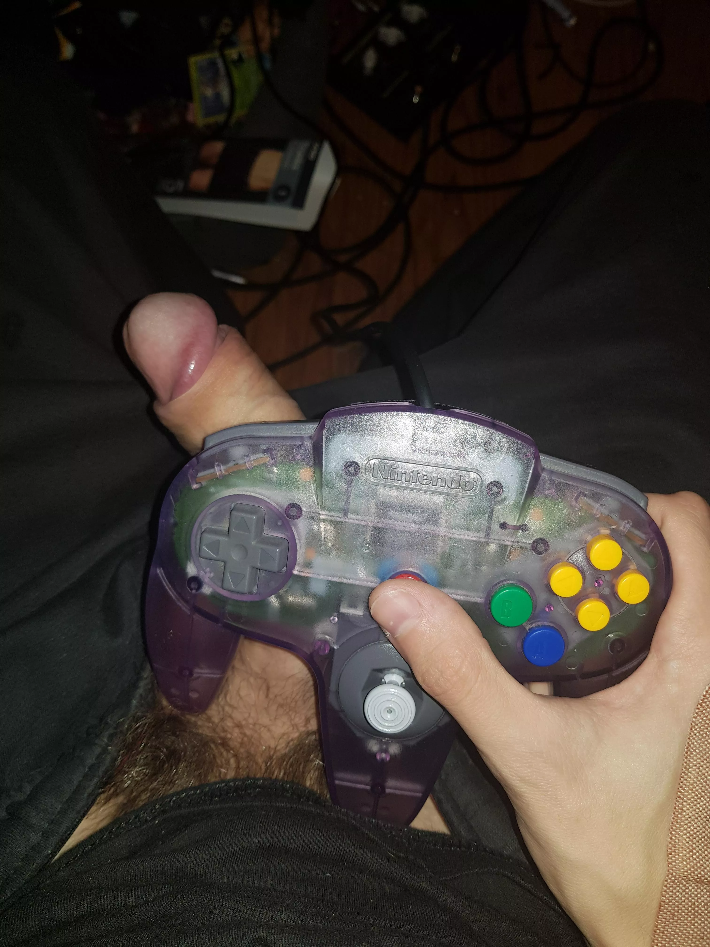 Just finished my Nintendo console collection with a new N64. Any femboys want to help me celebrate this occassion? 😏