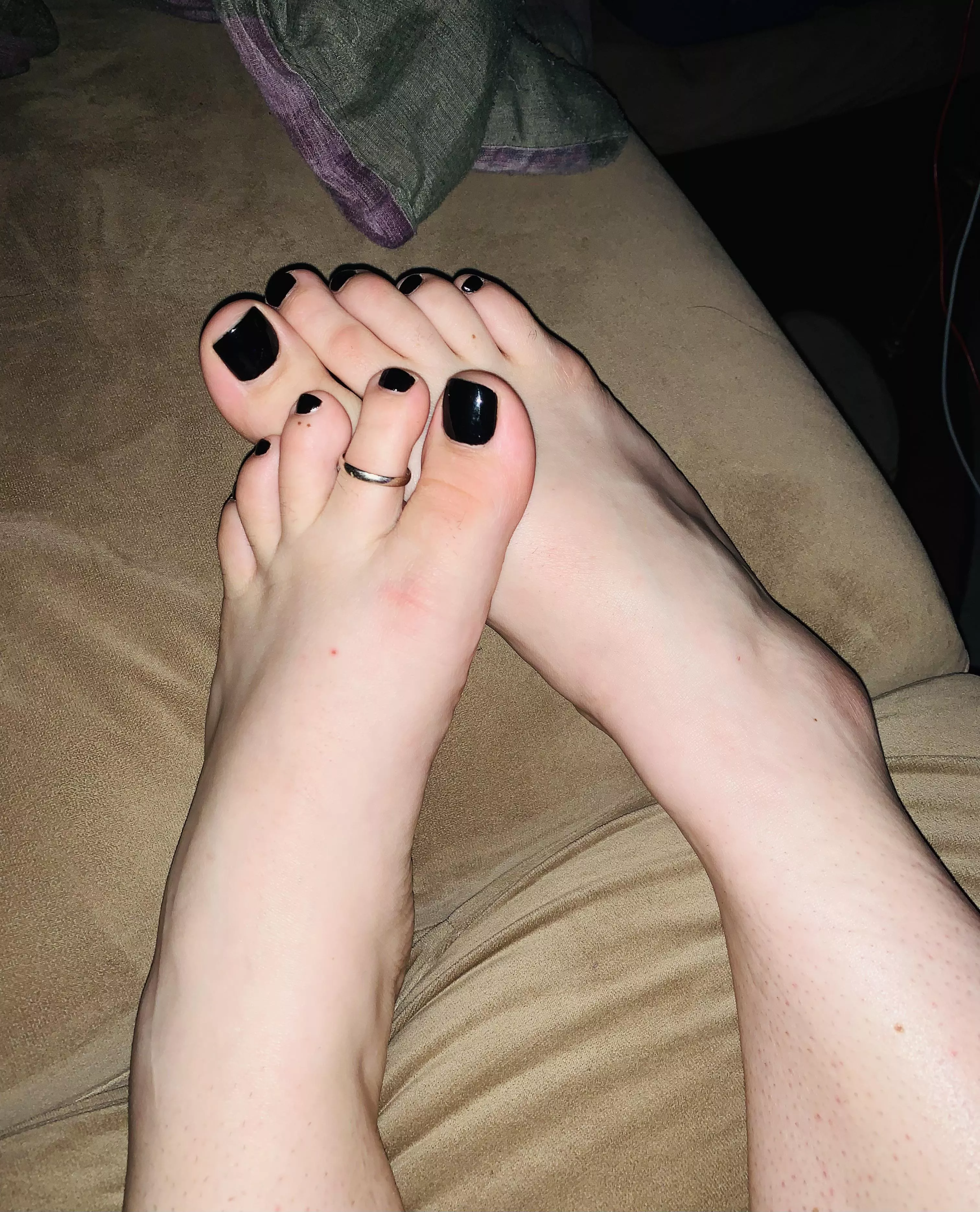 Just got my toes done