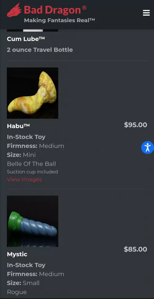 Just got these two, and so excited! I've wanted one with a suction cup for ages. Guess I'll have to start stretching 😉