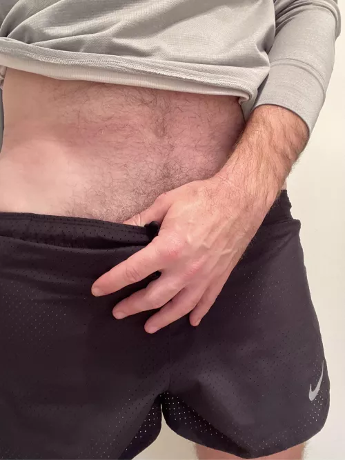 Just in from a run and straight into a meeting. No plans after that (beyond a shower)… [M]