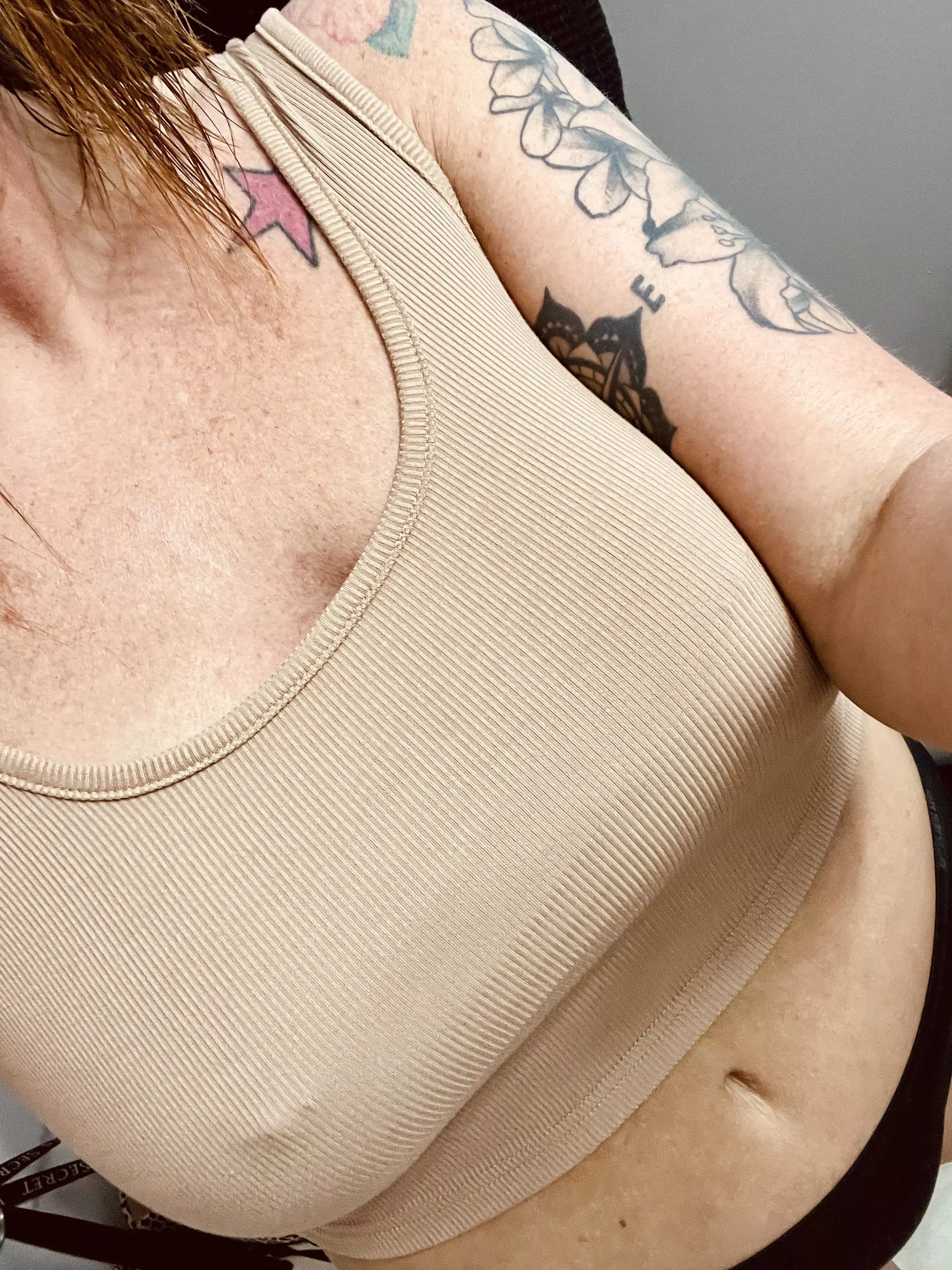 Just out of the shower 🙂