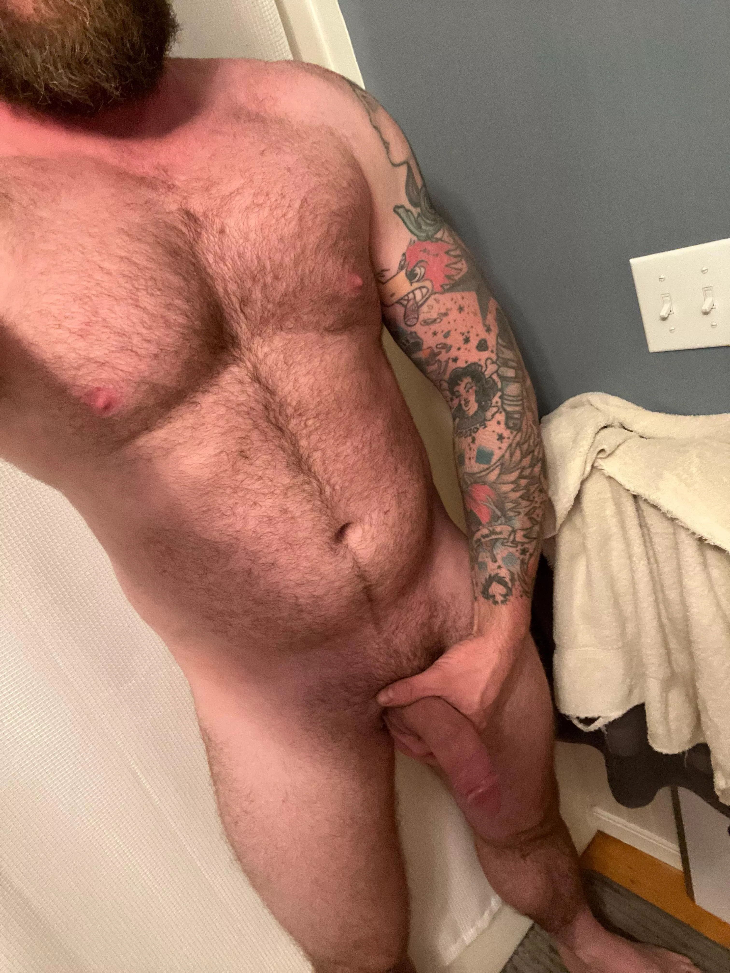 Just out of the shower Just out of the shower