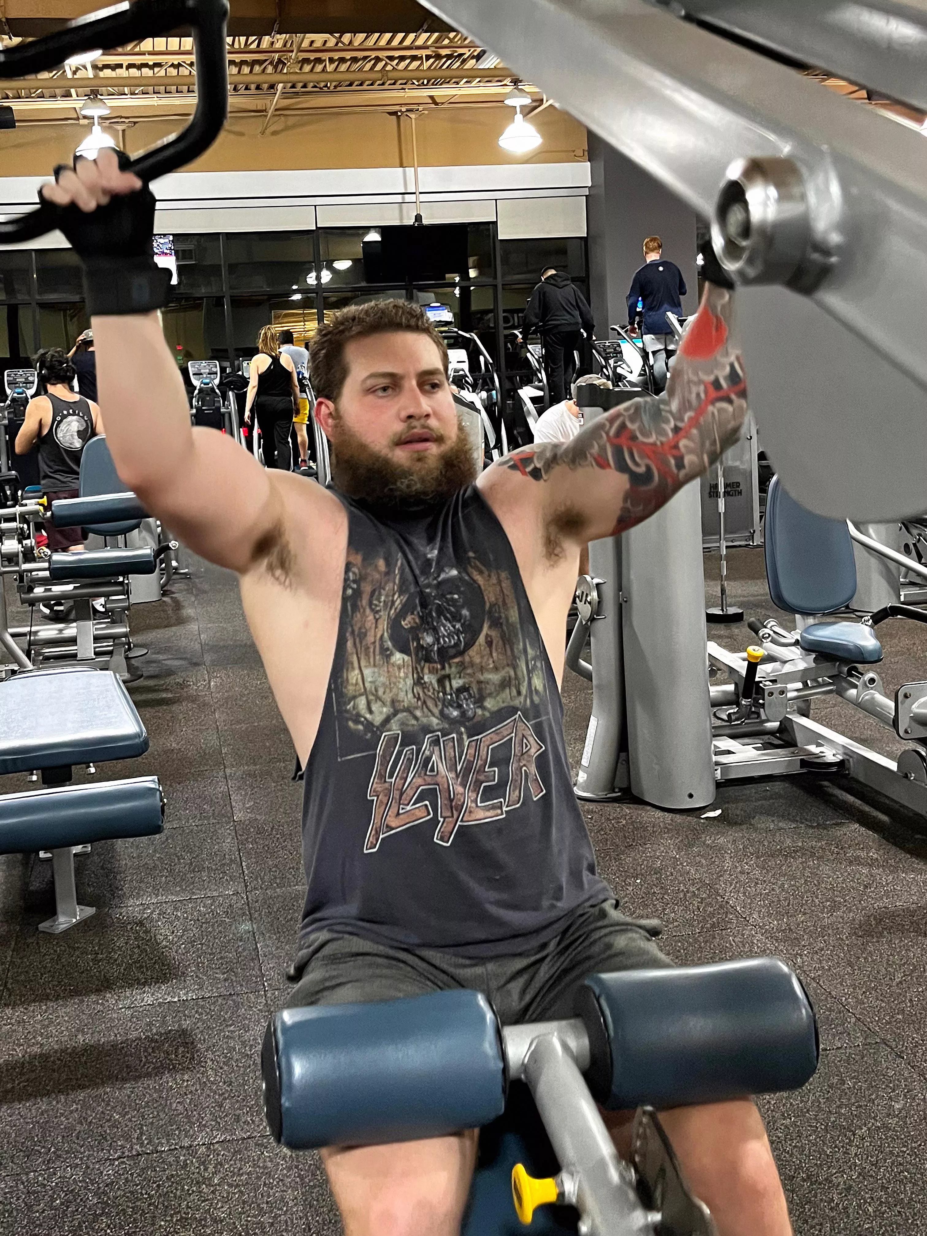 Just saying hello from back & biceps day