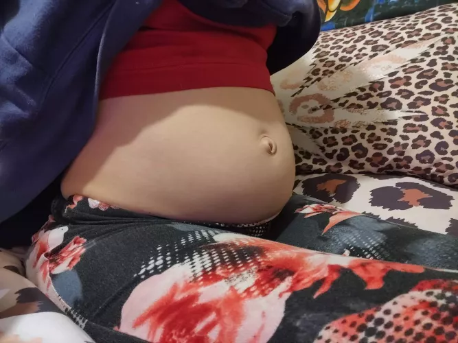 just slightly knocked up 😈