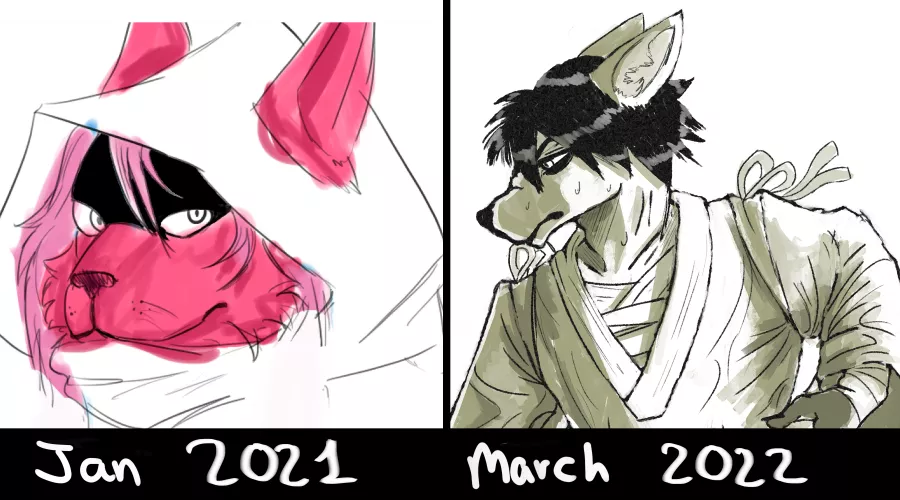 just wanted to share my progress after a year :DD