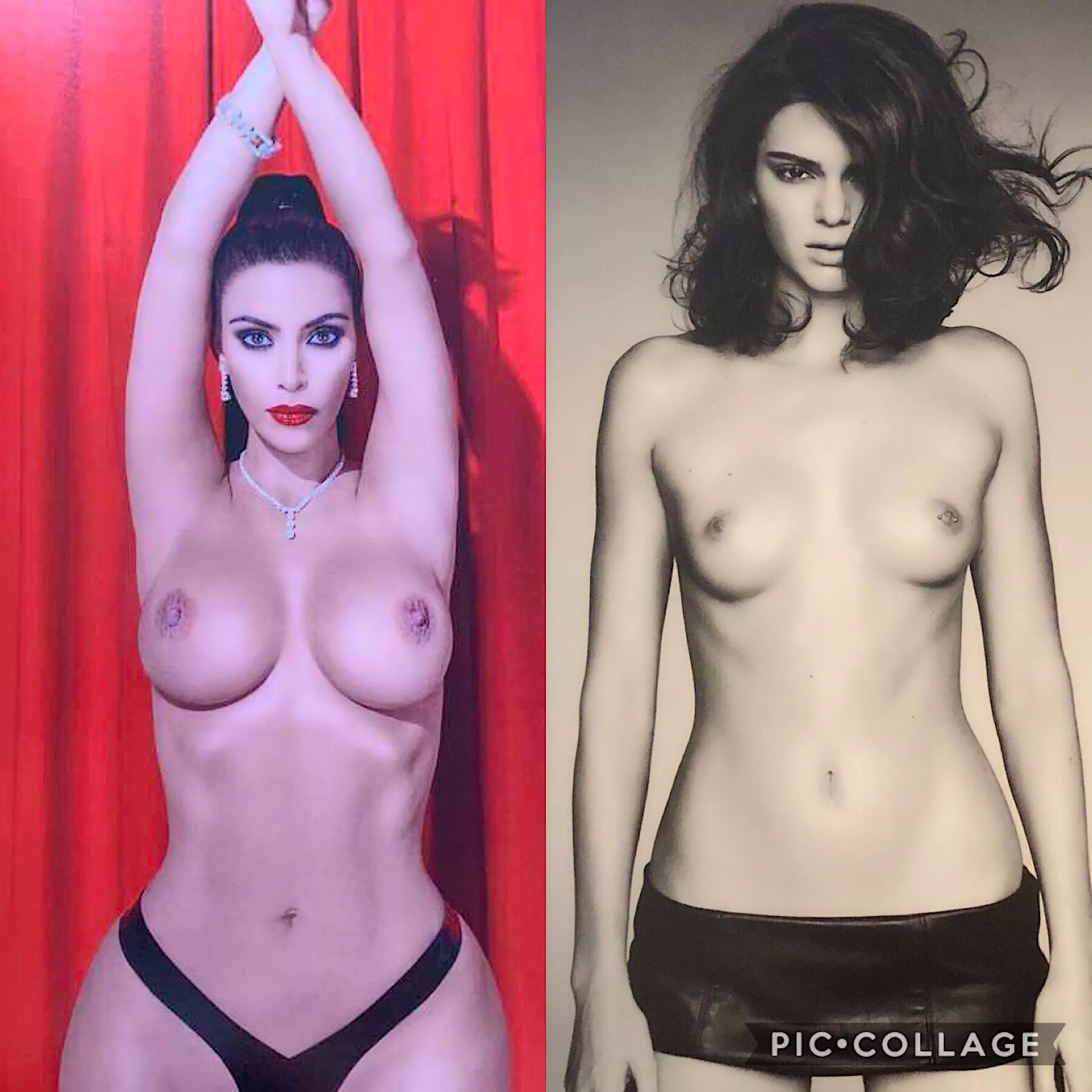 Kim Kardashian’s tits vs Kendall Jenner’s