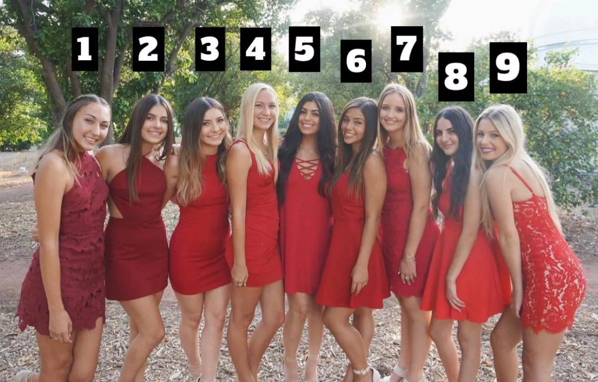 Ladies in red, which one are you choosing for anal, pussy, blowjob? Only choose 3! (It’s hard I know) 😈