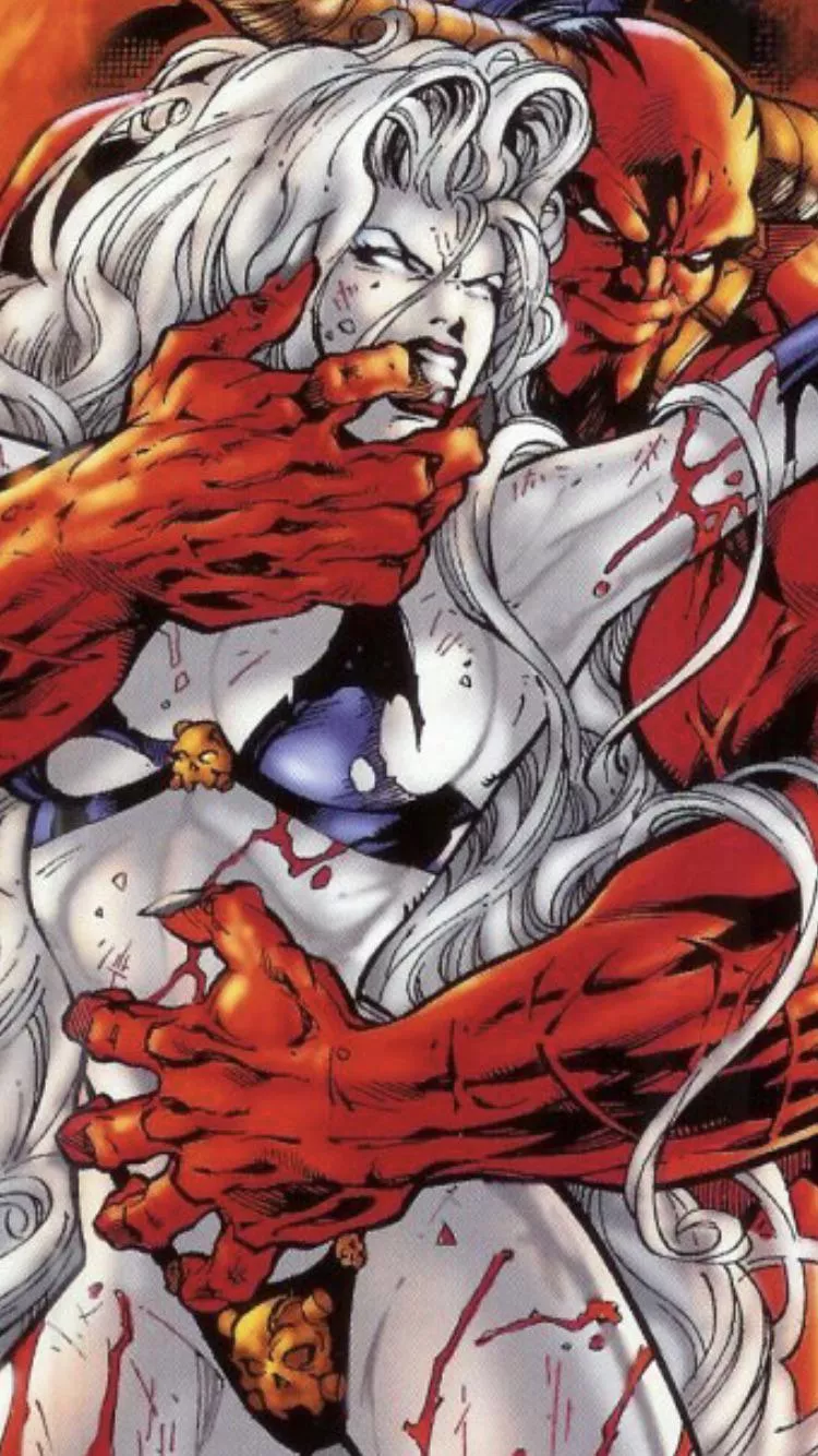 Lady Death humiliation [Lady Death: Judgement War #2]