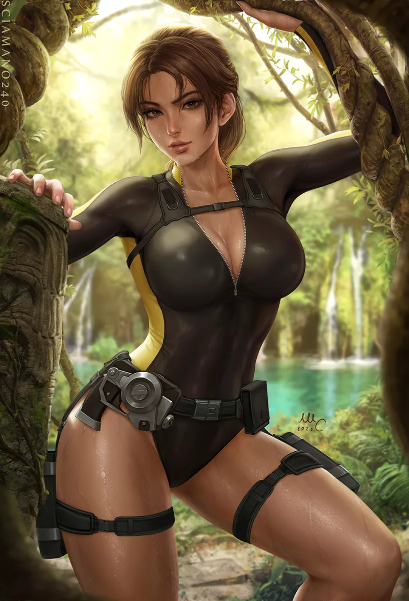 Lara Croft In A Diving Suit (Sciamano240) [Tomb Raider]