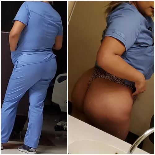 Latina nurse 😍 should I be putting more content up