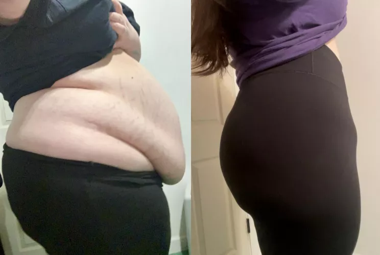 Learning to love myself again after losing more than 60 pounds. Sharing these before and current images is scary but this is a huge step in my self love journey 😊🙈