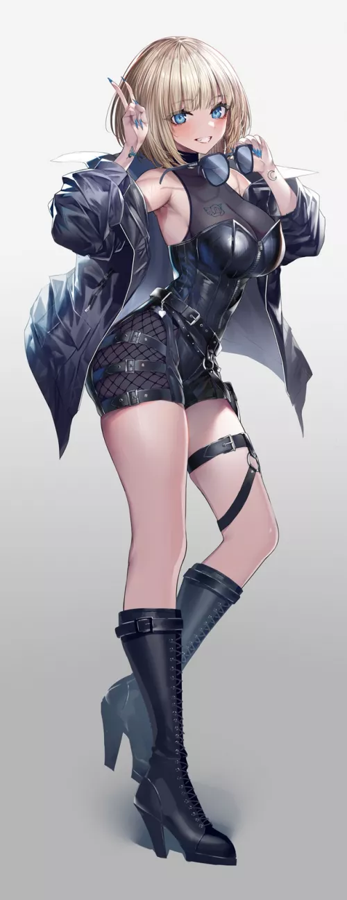 Leather Straps, Belts, & Jacket [Artist's Original]