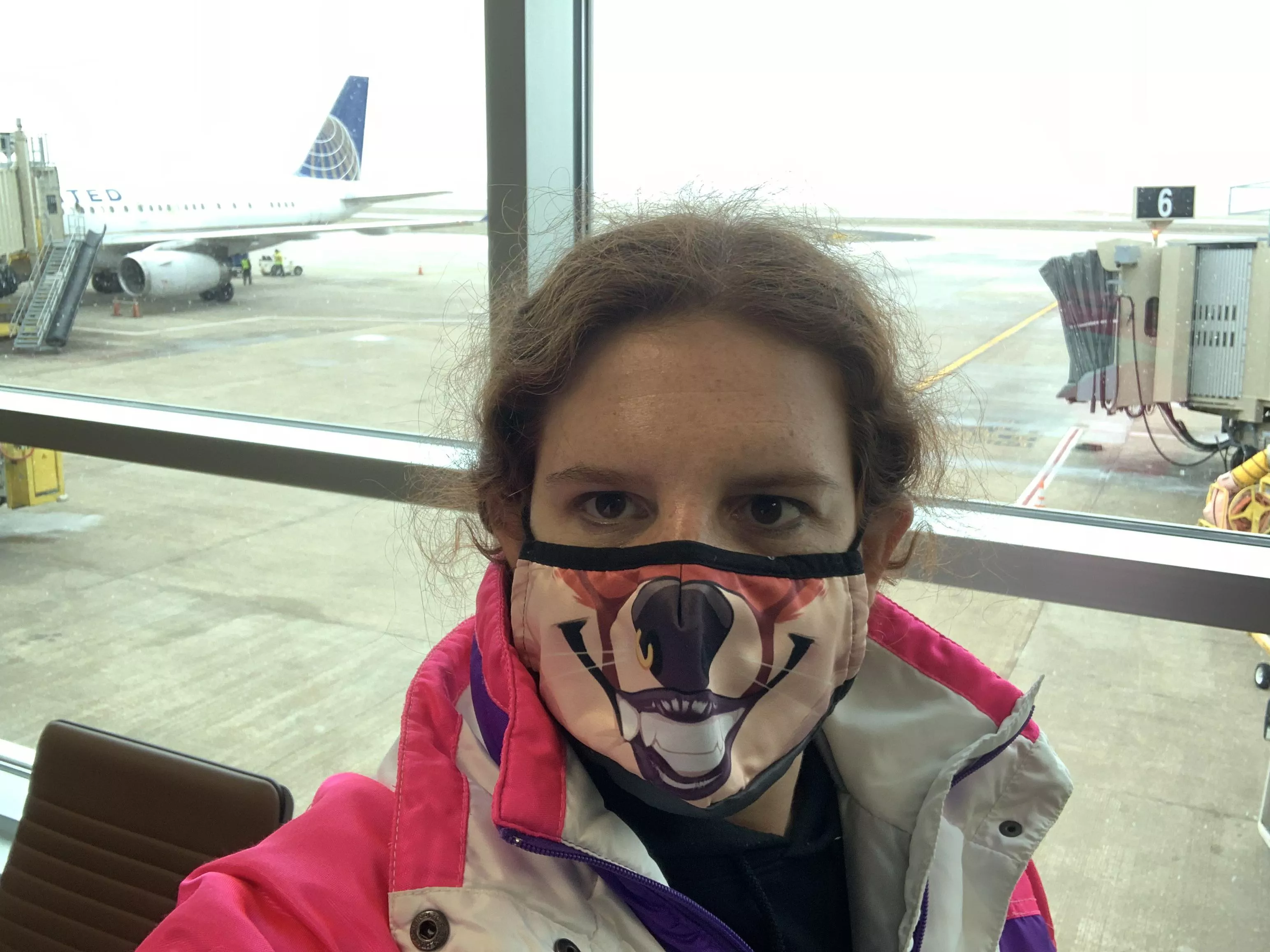 Let’s try this again. The last time nobody noticed but maybe at a different airport somebody will recognize Zoey.