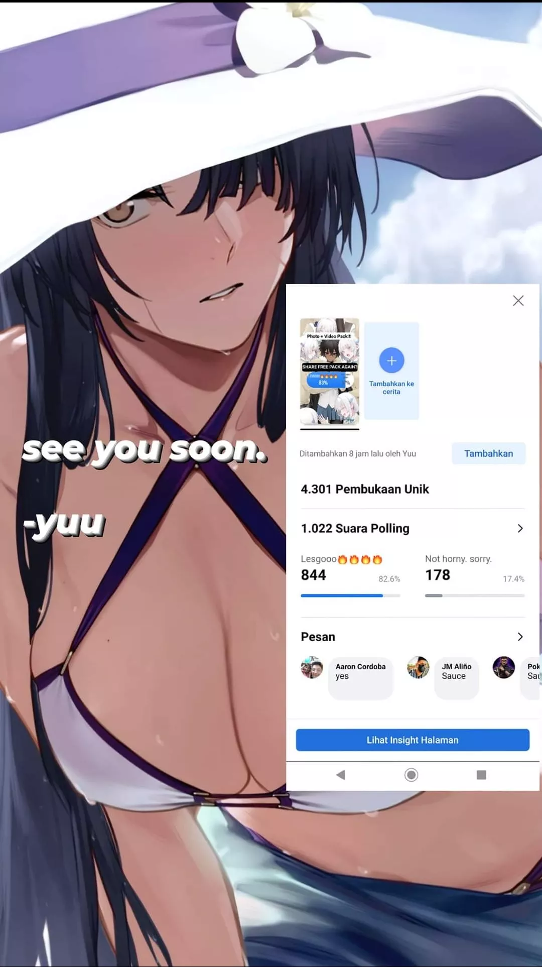 LF COLOR SOURCE: 1girl, hat, bikini, white, boobs, skin, unknown artist