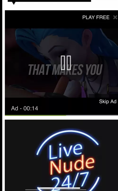 LF color source: “are you alone play a free porn game” , blue hair, blowjob