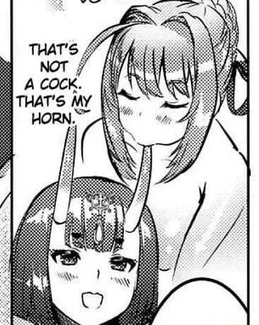 LF Mono Source: 2girls, oni, horns, topless, blushing, ribbon, hairclip, jewelry, bangs, short hair, eyes closed, sucking, that’s not a cock that’s my horn LF Mono Source: 2girls, oni, horns, topless, blushing, ribbon, hairclip, jewelry, bangs, short hair, eyes closed, sucking, that’s not a cock that’s my horn