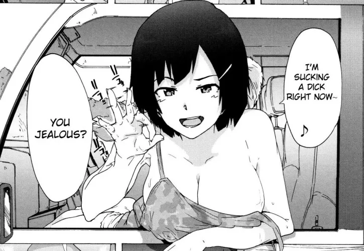 LF Mono source big tits 1girl sweat
