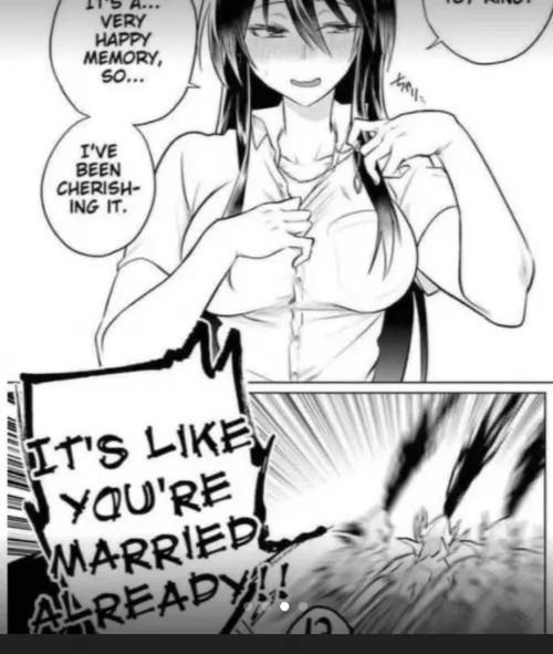 LF Mono Source “He gave me this toy ring, It’s a very happy memory so I’ve been cherishing it” “It’s like you’re married already” black hair, nosebleed