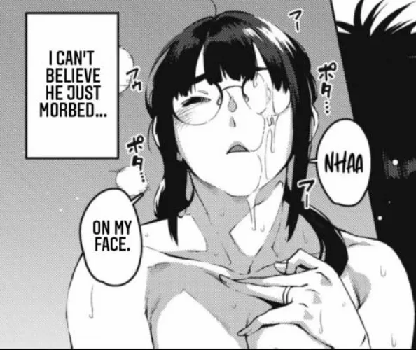 LF Mono Source: Manga, 1girl, bukkake, married, wedding ring,