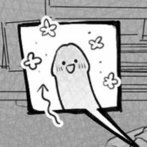 LF Mono Source: penis/dick, blush, dick head, text box, spoken out flowers, mouth open