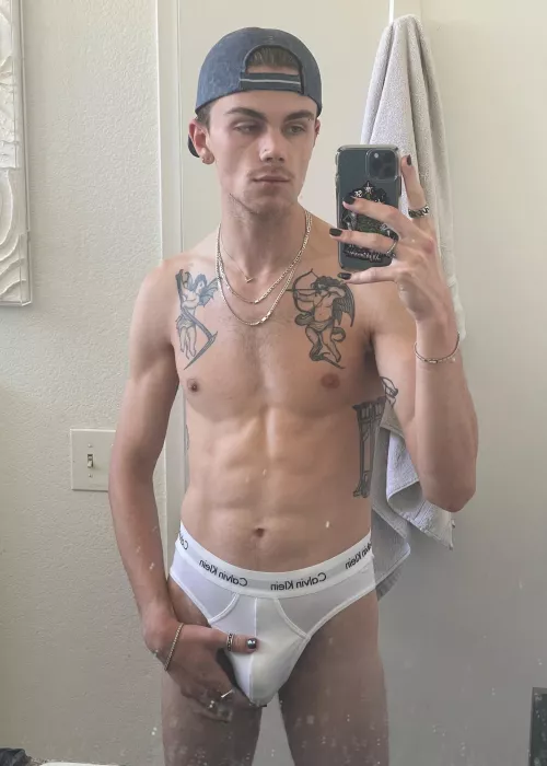 Like a guy in underwear?