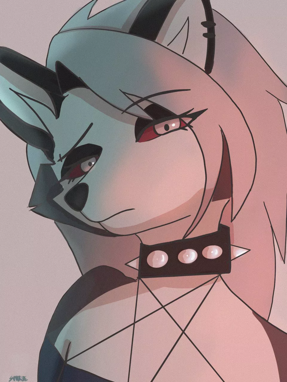 Loona from Helluva Boss (Art done by me, Comissions are open!)