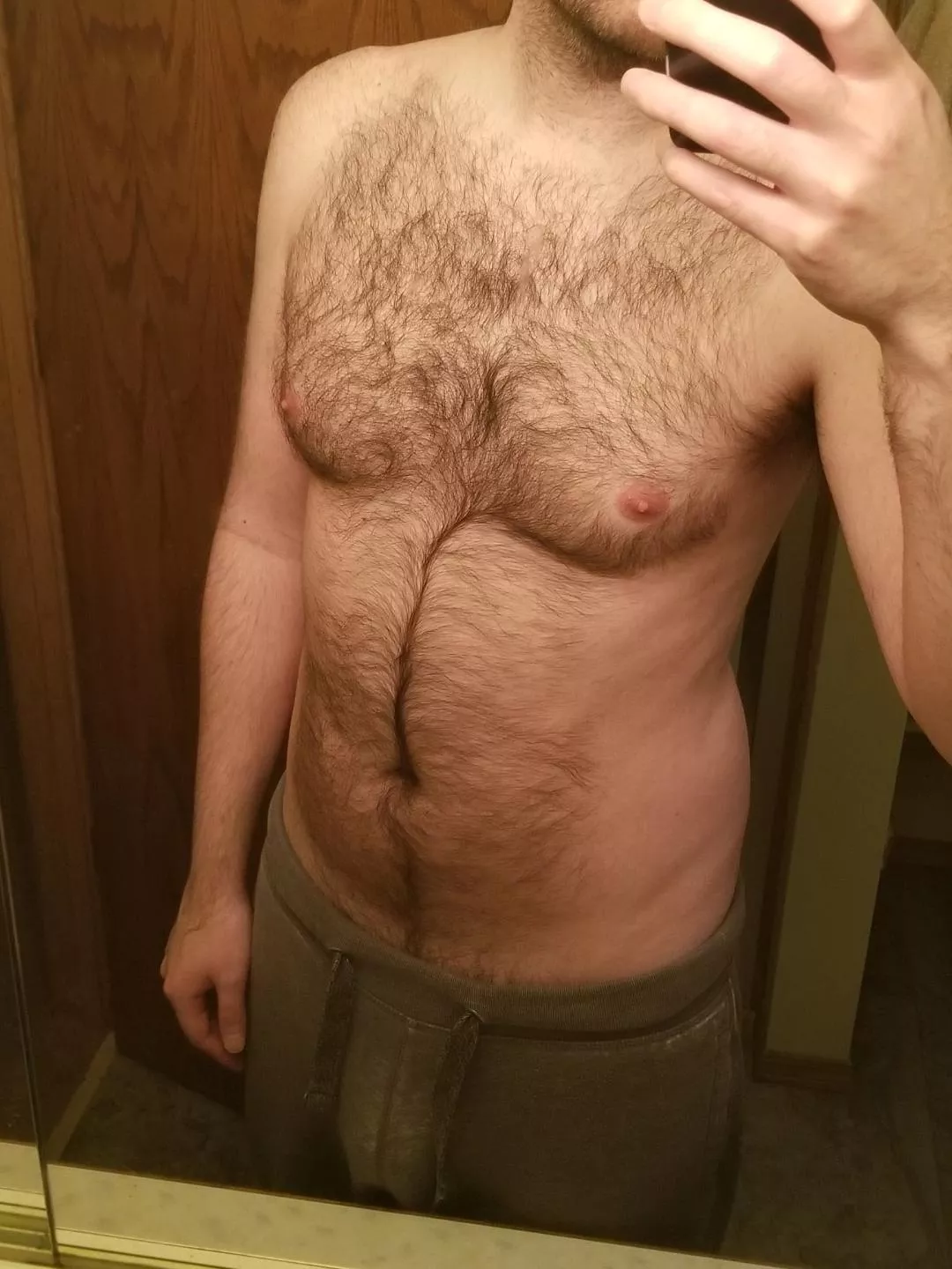 Lounging in sweatpants Lounging in sweatpants