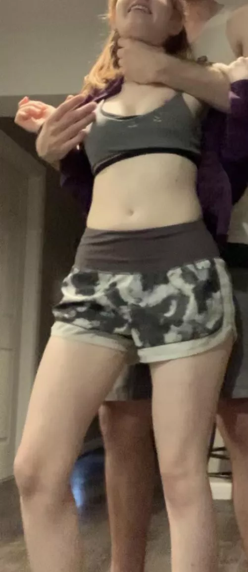 Love being manhandled!