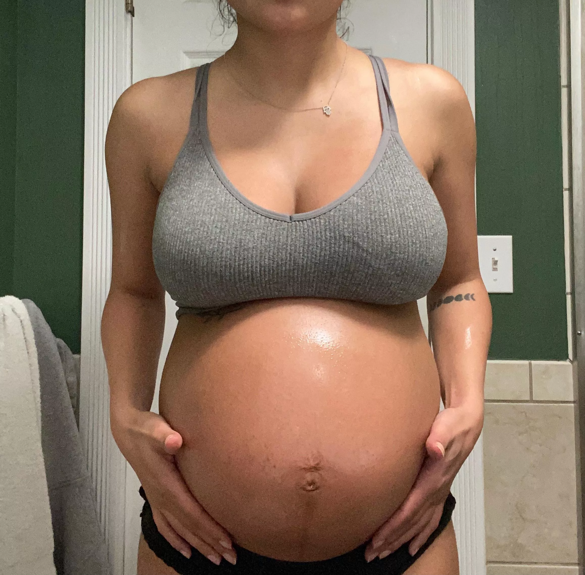 Love being oiled and bred