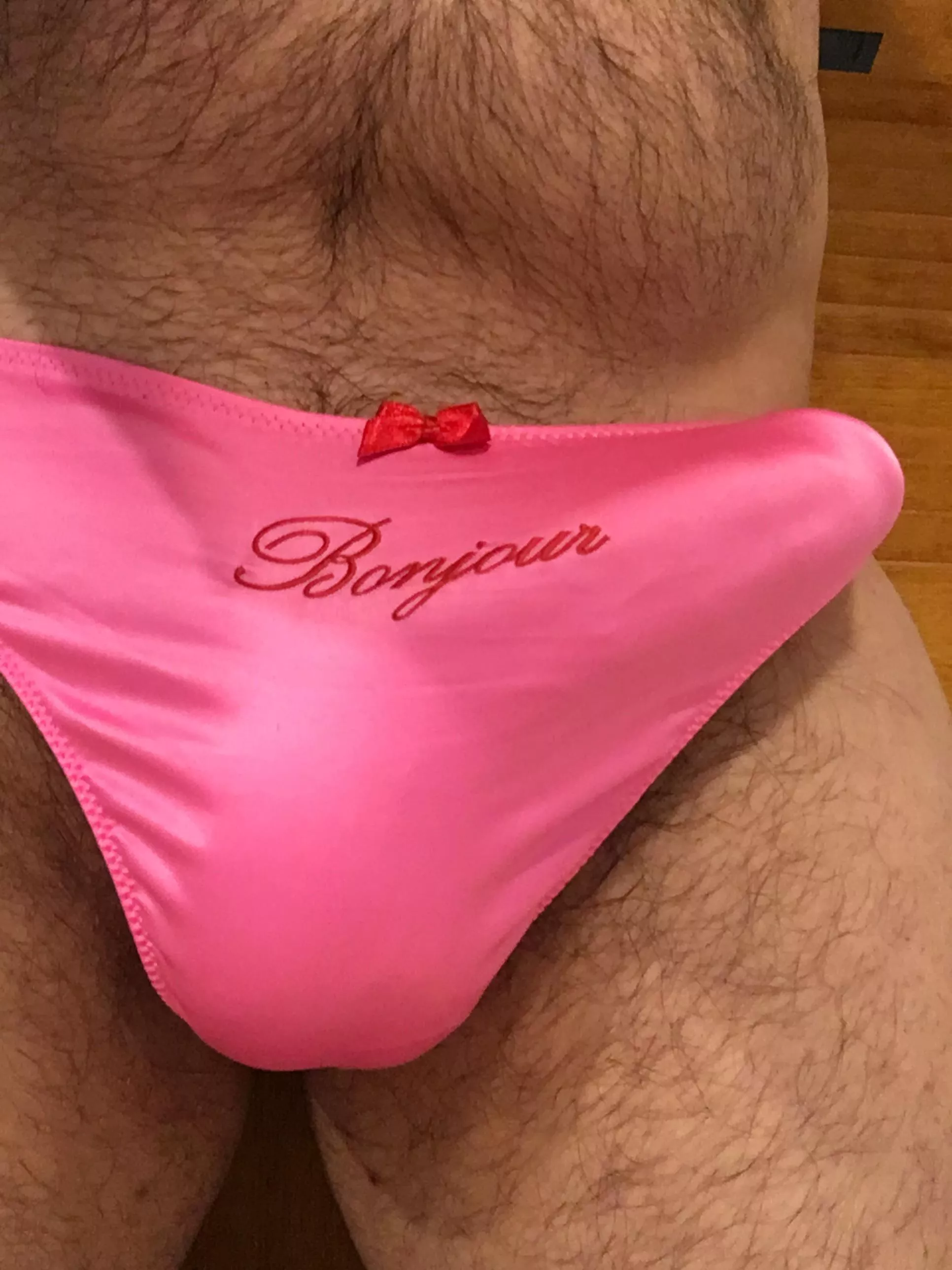 Love my silky new panties!!