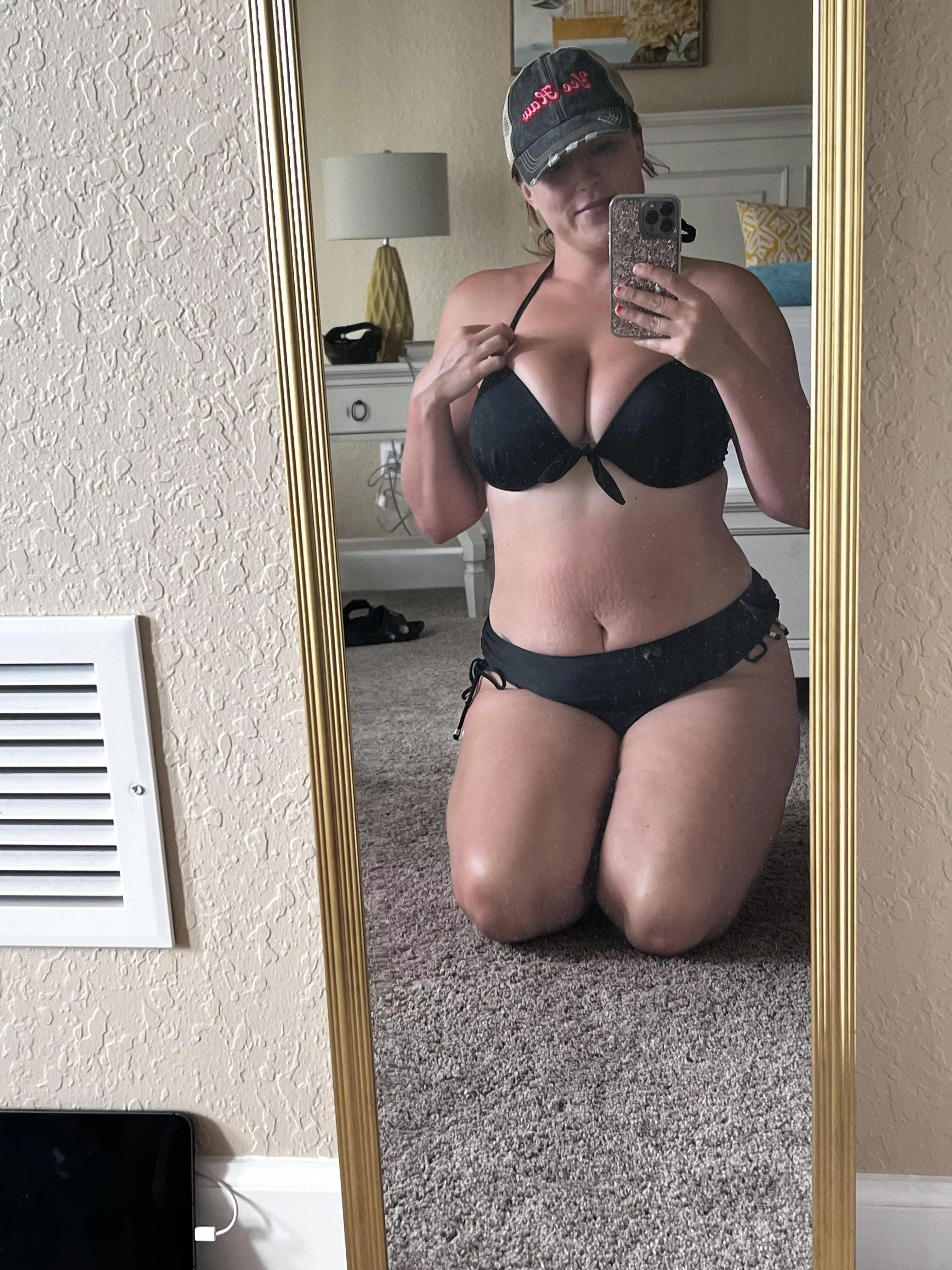Love showing my mombod off at the pool