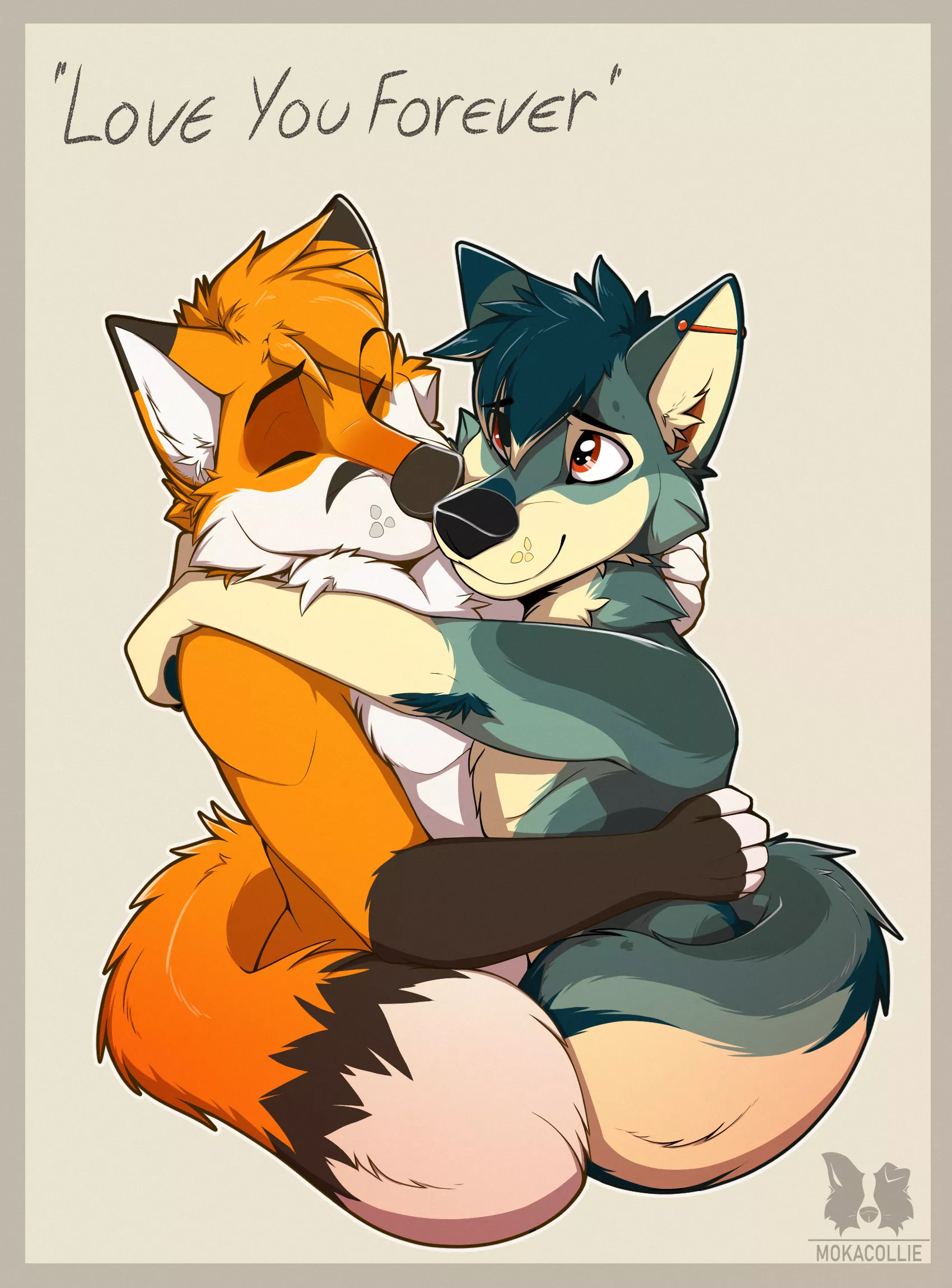 Love You Forever (Art for @RazorFoxxo on Twitter)