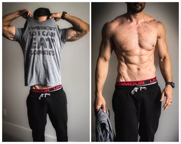 [M] And as my profile says, I workout so I can eat cookies (and ice cream)