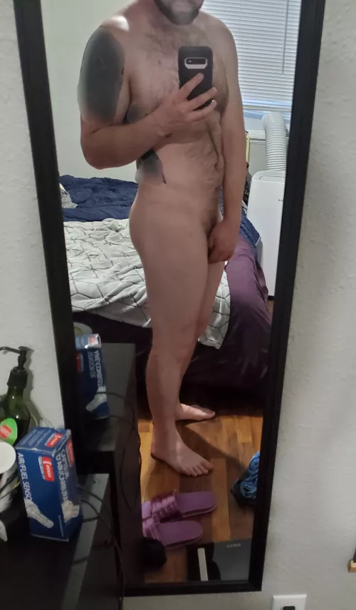 (m) Not my best pose but trying to keep it tame. Any appreciation for men around here?