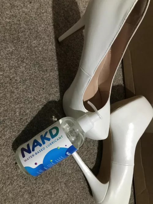 (M) Would there be a mess in them for me to “accidentally” put my foot in?